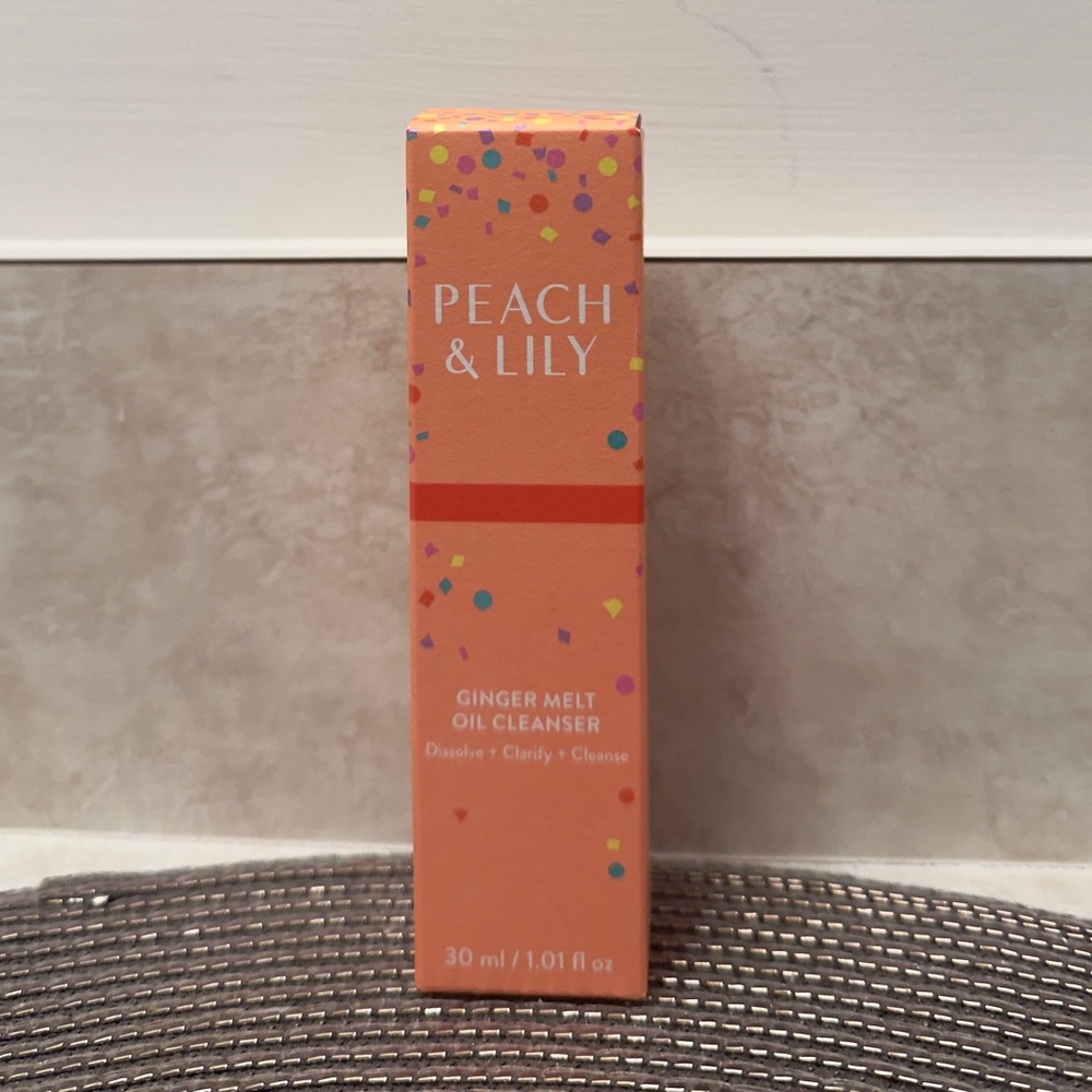 NIB Peach & Lily Ginger Melt Oil Cleanser 30 ml